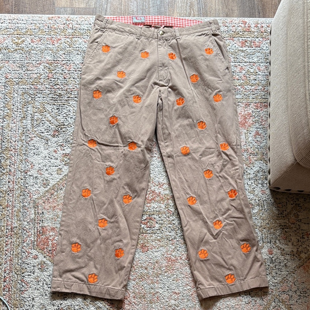 Pennington and Bailes Clemson Khaki Stadium Pants - 36